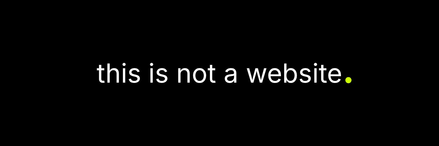 this is not a website's banner