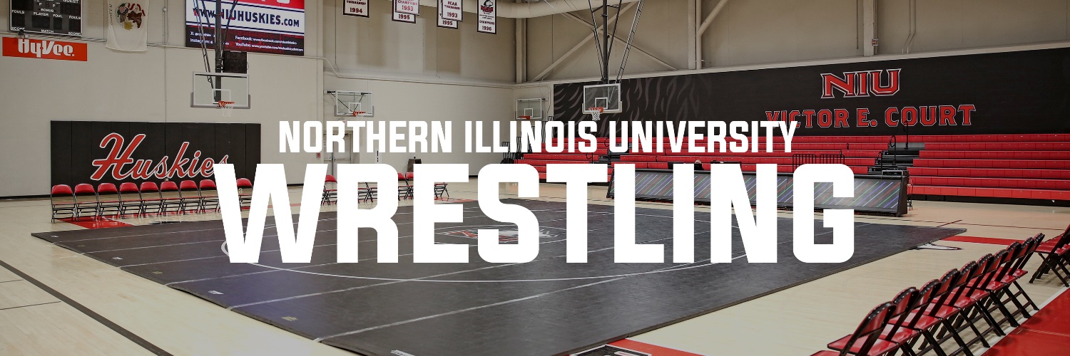 NIU Wrestling's banner