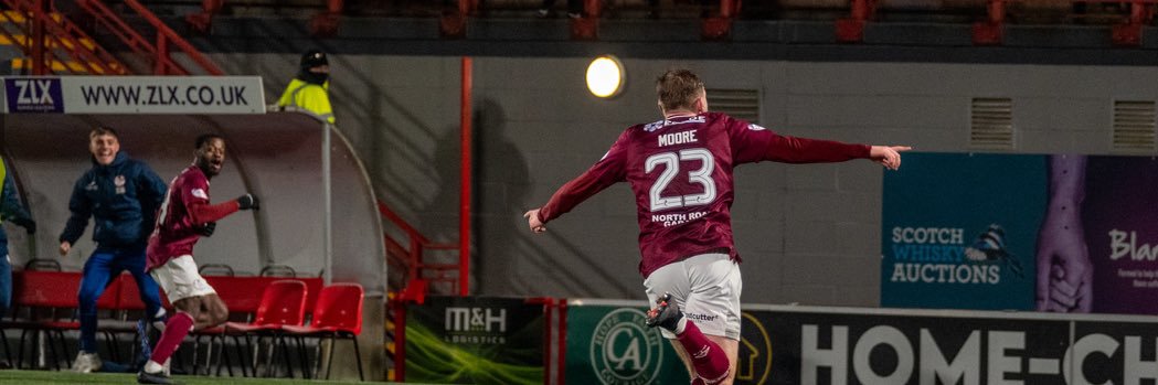 Lewis Moore's banner
