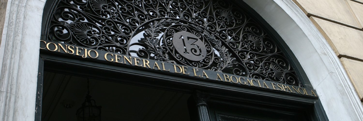 Abogacía Española's banner