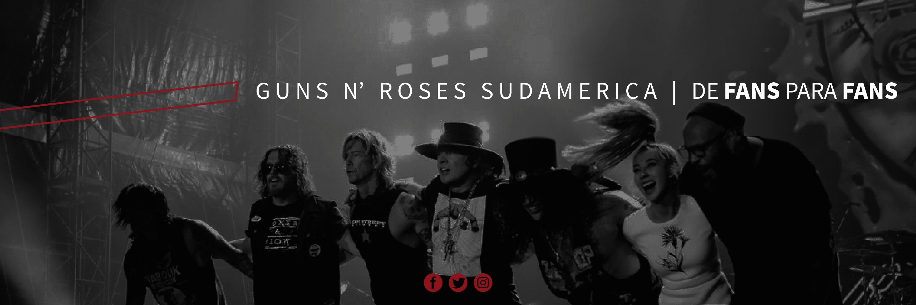 GN'R Sudamérica's banner