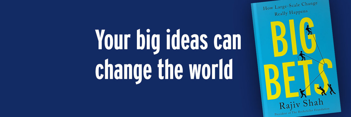 Dr. Rajiv J. Shah's banner