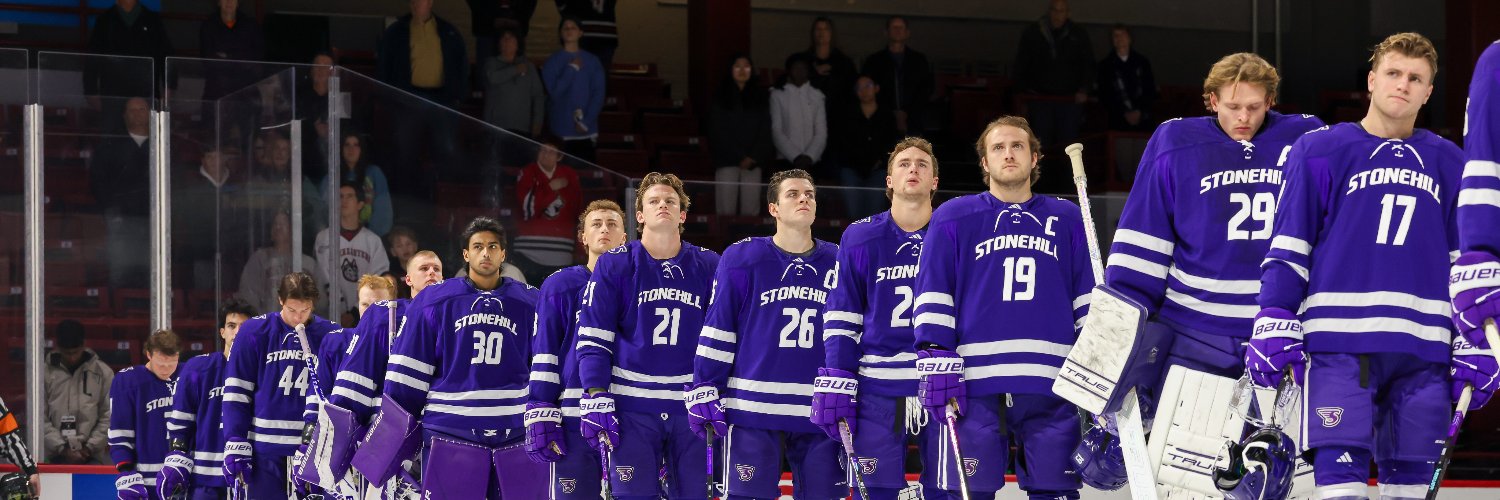 Stonehill Ice Hockey's banner
