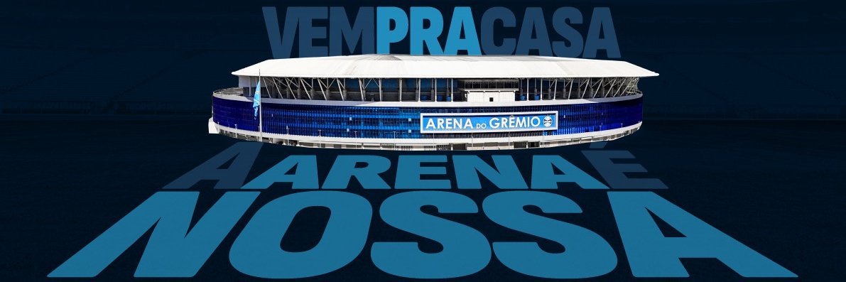 Arena do Grêmio's banner