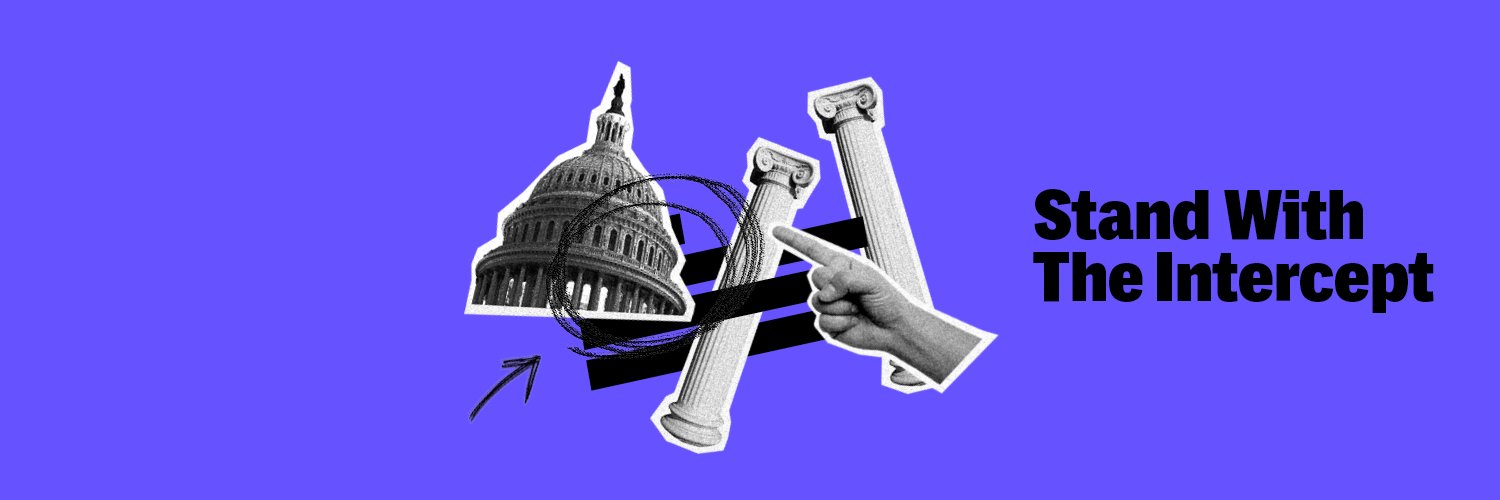 The Intercept's banner