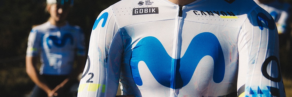 Movistar Team's banner