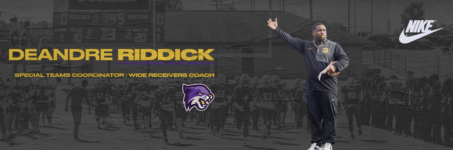 Coach Riddick's banner