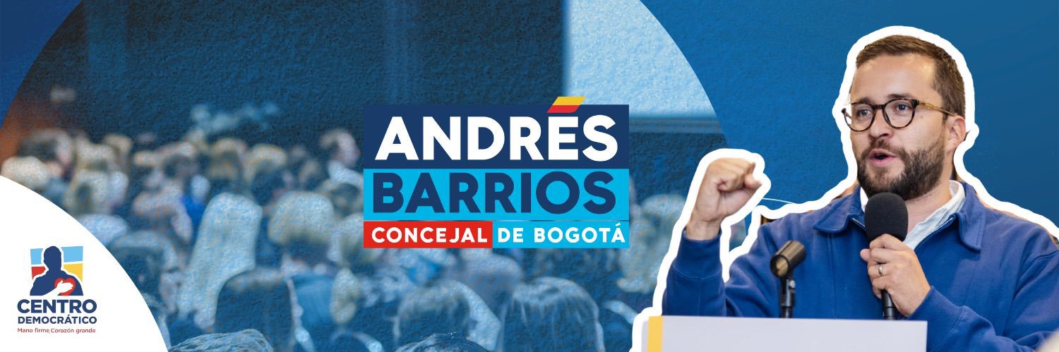 Andrés Barrios Bernal's banner