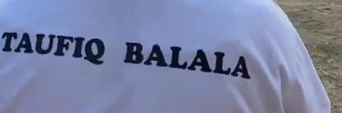 Taufiq Balala's banner