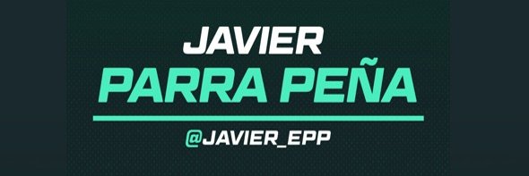 Javier Parra Peña's banner