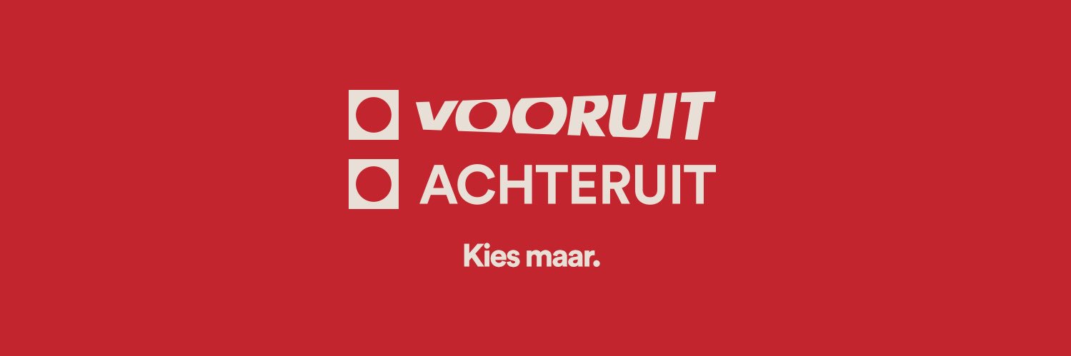 Vooruit's banner
