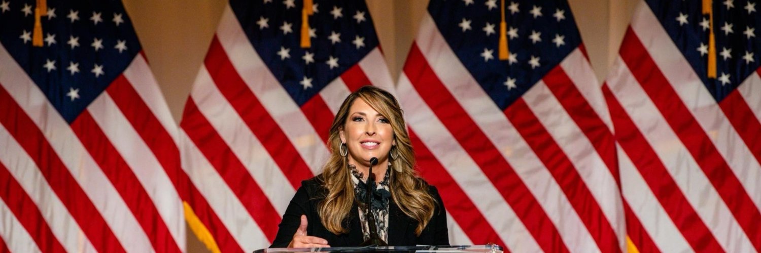 Ronna McDaniel's banner