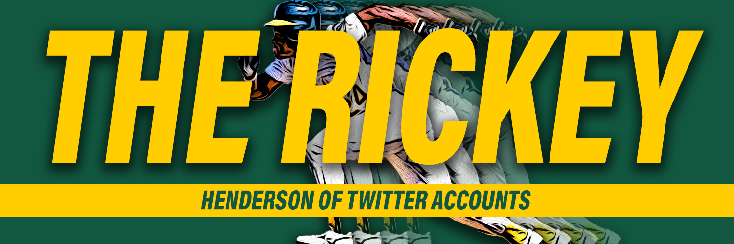 The Rickey Henderson of Blogs's banner