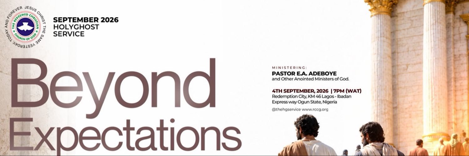 Pastor Adeboye's banner