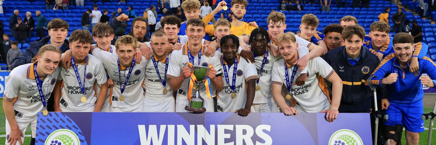 Shrewsbury Town Academy's banner