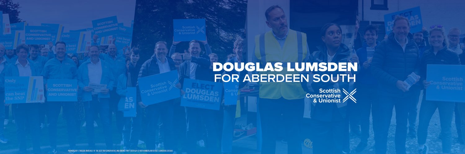 Douglas Lumsden MP's banner