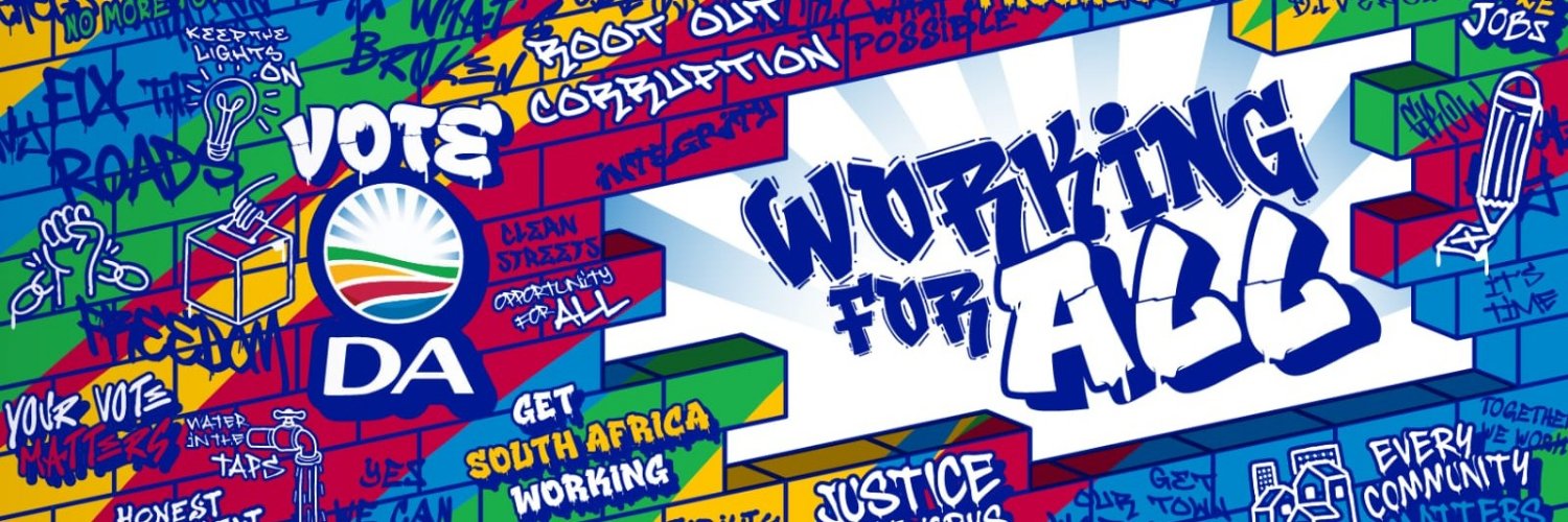 Democratic Alliance's banner