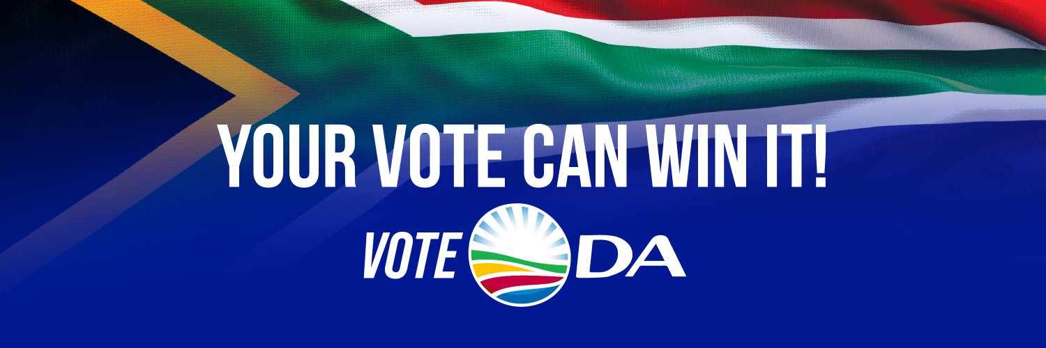 Democratic Alliance's banner