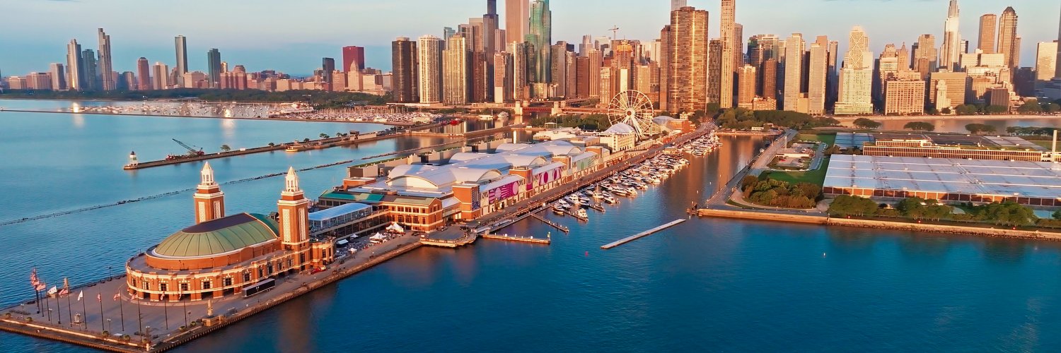 Navy Pier's banner