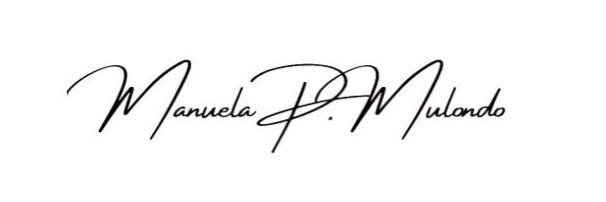 Manuela P. Mulondo's banner