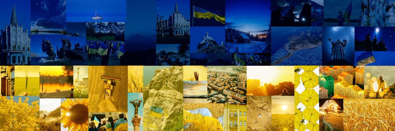 Ukraine in Poland's banner