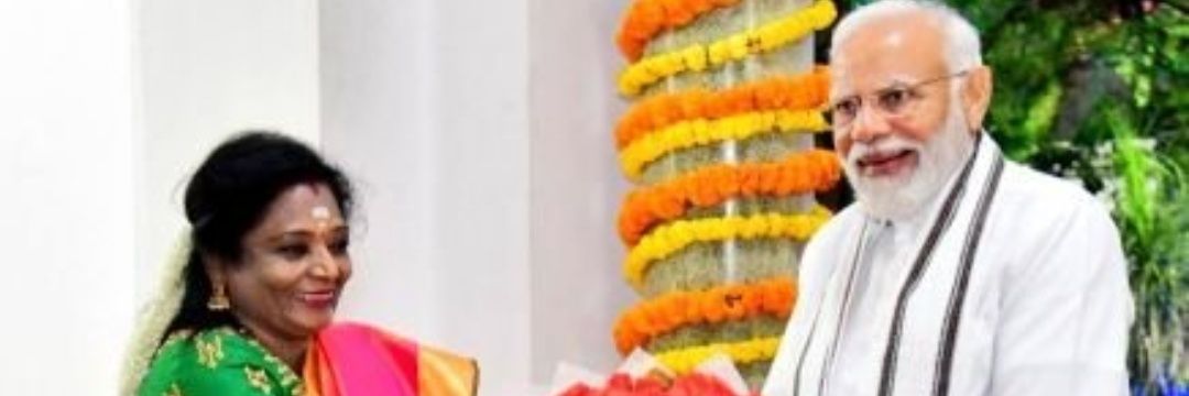 Dr Tamilisai Soundararajan's banner