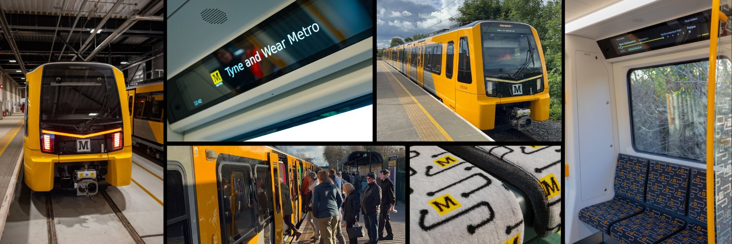 Tyne and Wear Metro's banner