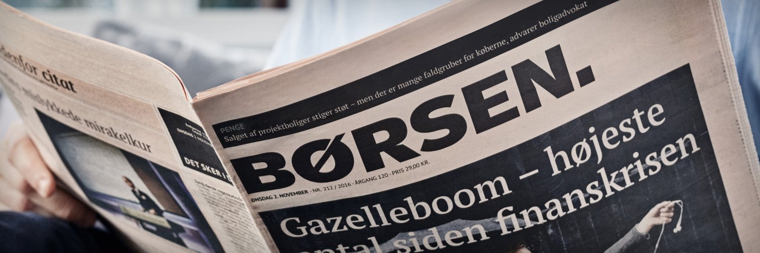 Børsen's banner