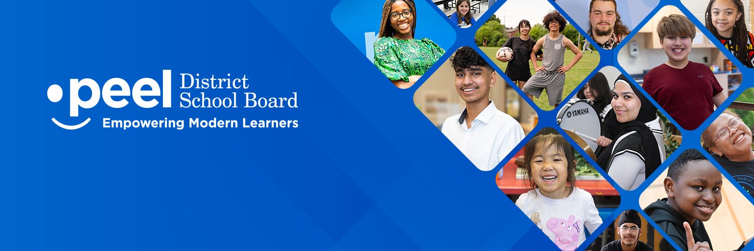 Peel District School Board's banner