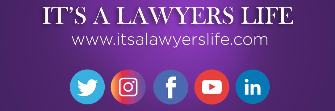 It's a lawyer's life's banner
