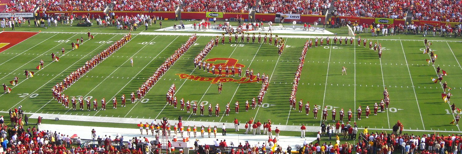 USC Trojan Marching Band's banner