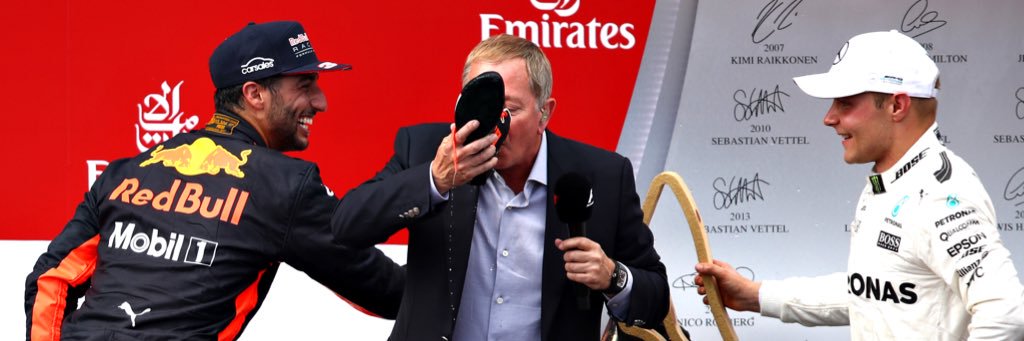 Martin Brundle OBE's banner