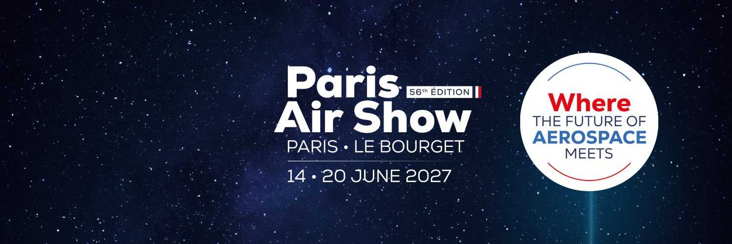 Paris Air Show's banner