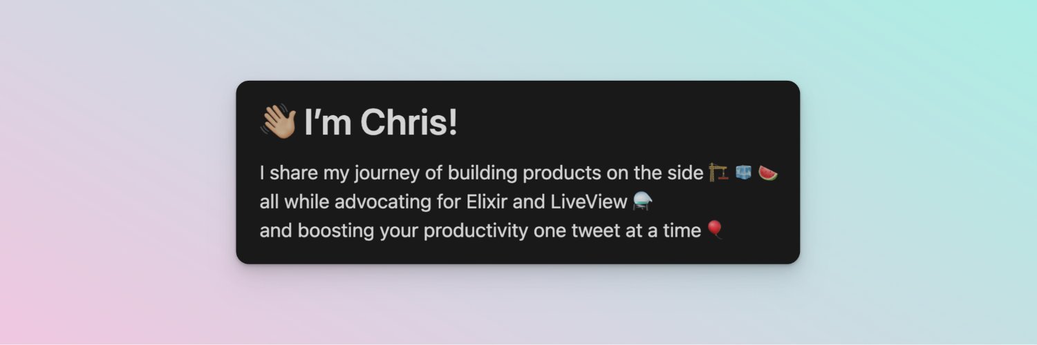 Chris Gregori 🧊 🏗's banner