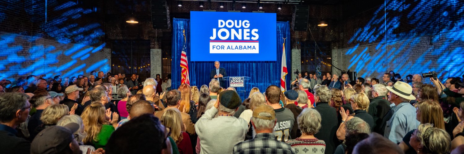 Doug Jones's banner
