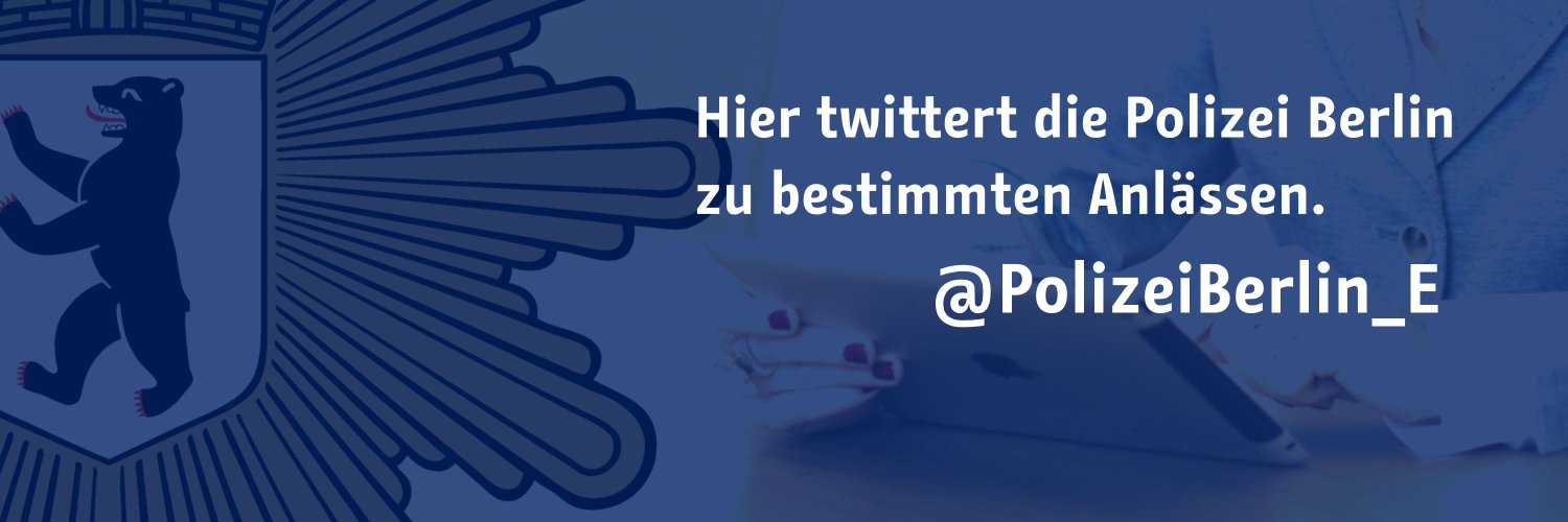 Polizei Berlin Einsatz's banner