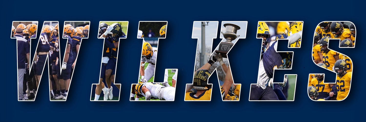 Wilkes Football's banner
