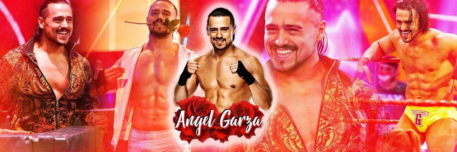 Angel Garza's banner