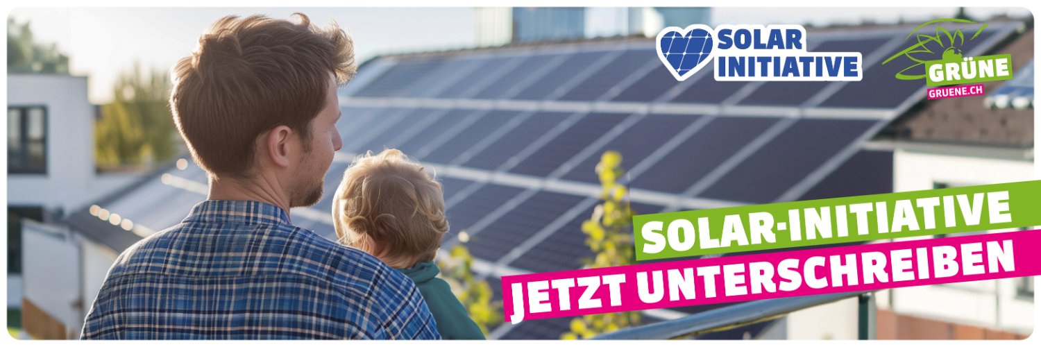 GRÜNE Schweiz's banner