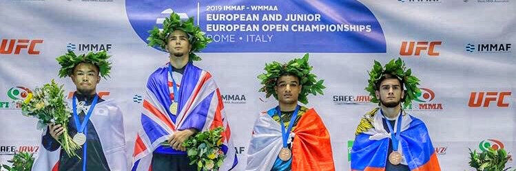 Muhammad Mokaev's banner