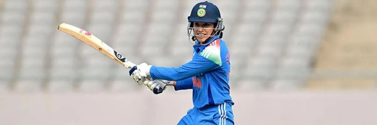 Smriti Mandhana's banner