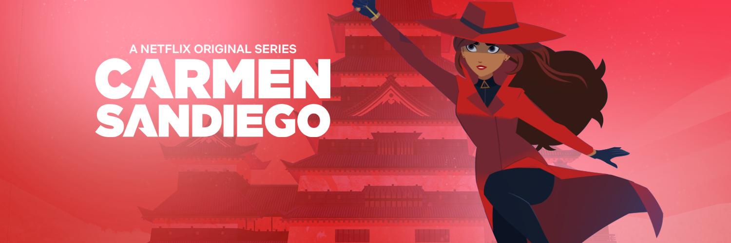 Carmen Sandiego's banner