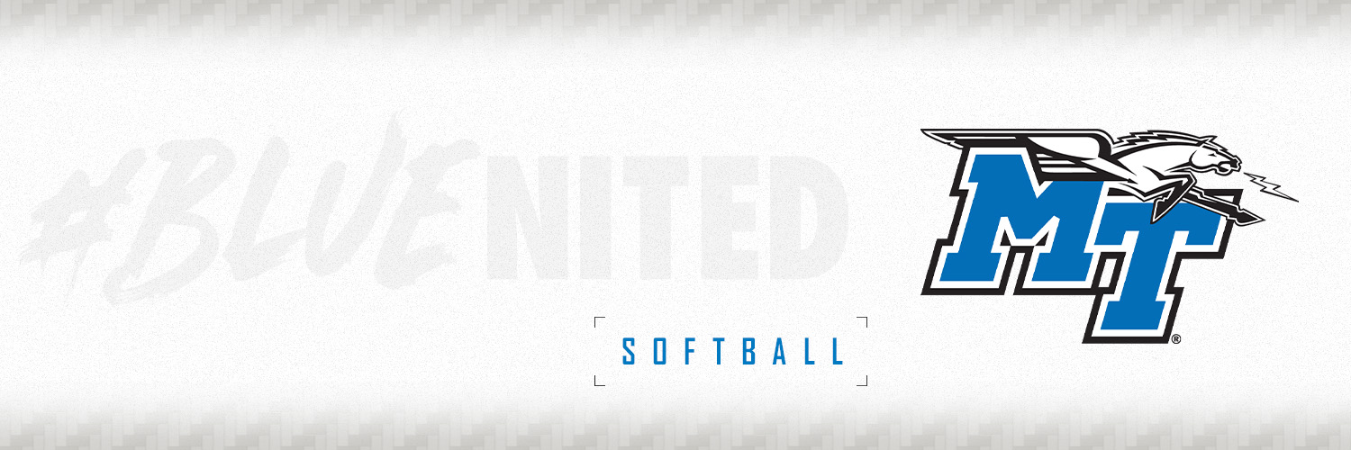 Middle Tennessee Softball's banner