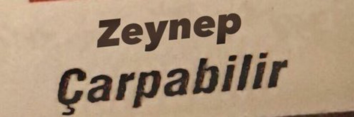 Zeynep's banner