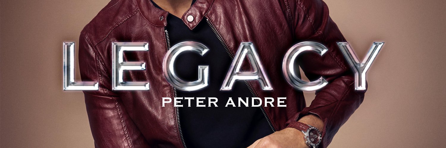 Peter Andre's banner