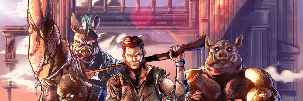 Mr. Moon's banner