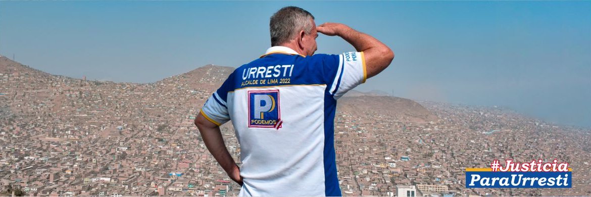 Daniel Urresti's banner
