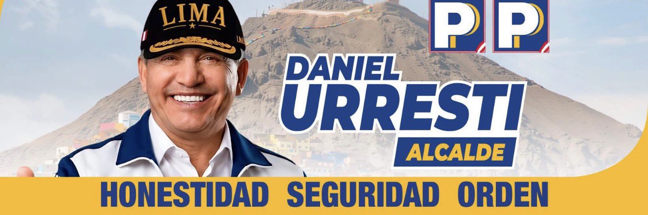 Daniel Urresti's banner