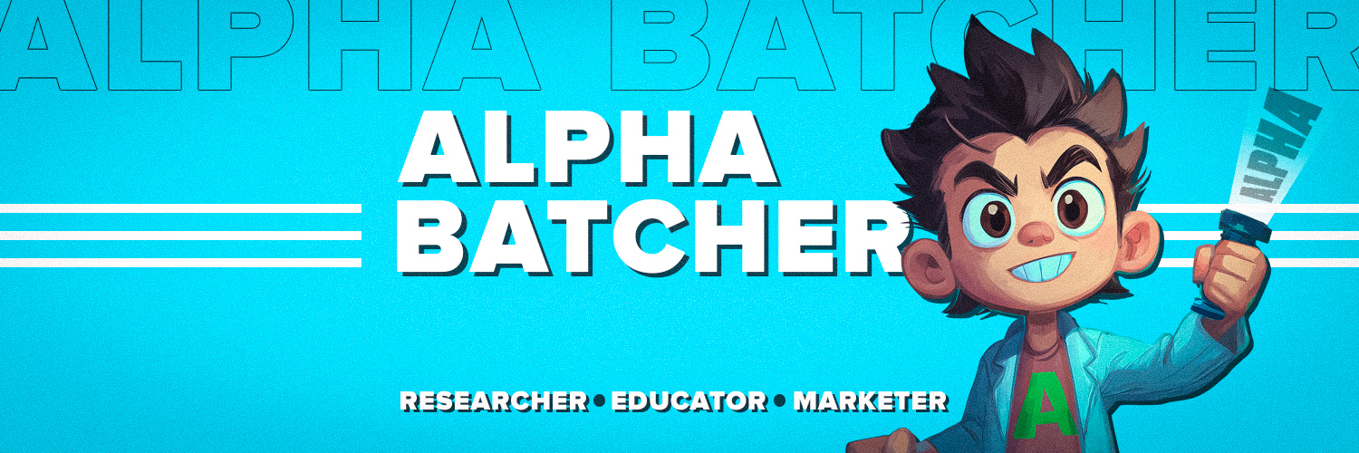 Alpha Batcher's banner