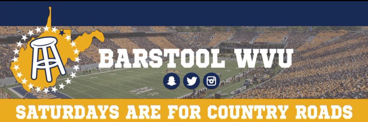WVU Barstool's banner